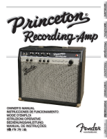Fender Princeton-Recording-Amp - Owners Manual 